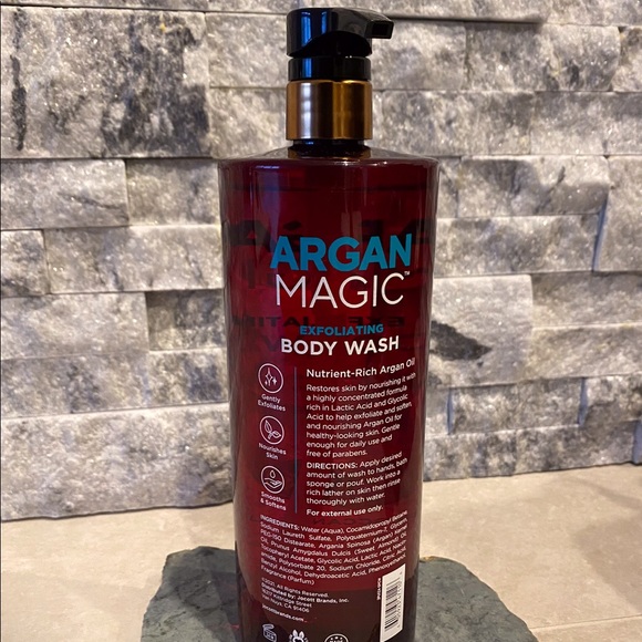 Argan Magic Exfoliating Body Wash Bath & Body Bnwt Argan Magic